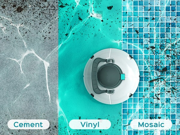 ACUEL Cordless Pool Vacuum, Robotic Pool Cleaner with Powerful Suction for Above Pools